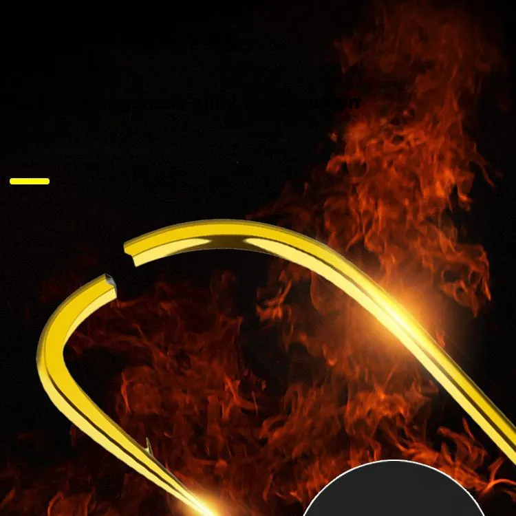 Old Tooth Fishing Fish Hook Titanium Manganese Alloy Reservoir Pond Black Pit Stream River Lake Barbed Hook-7