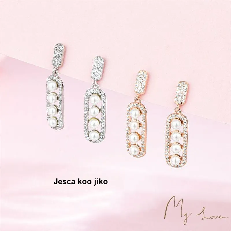 JESCAKOO S925 Silver Earrings Women's-1