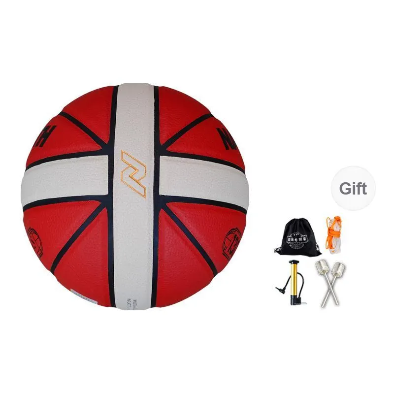 Melway PU Basketball Red Size 7 Training Unisex-0