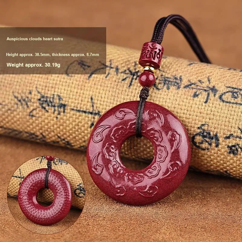 Sima Is Ethereal Cinnabar Pendants Unisex-5