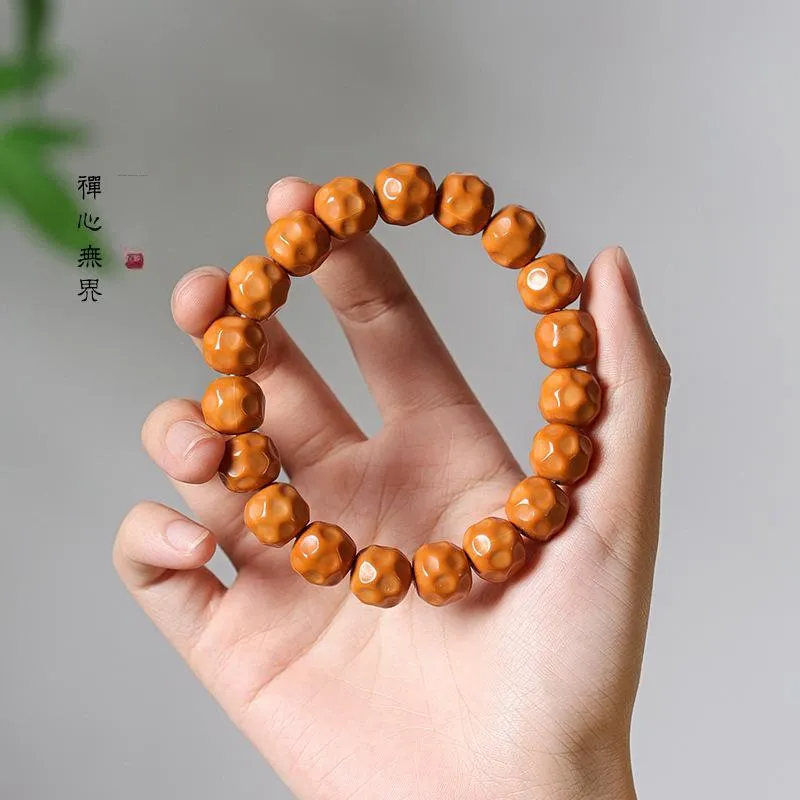 HANCANG Monkey Head Walnut Bracelets Unisex-4