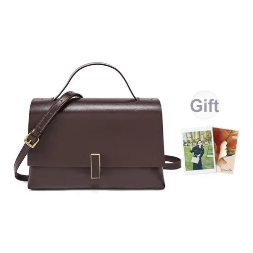 RED DRAGONFLY Коровья кожа с синтетической кожей Сумка Стандартная Женская Мокко Кофе