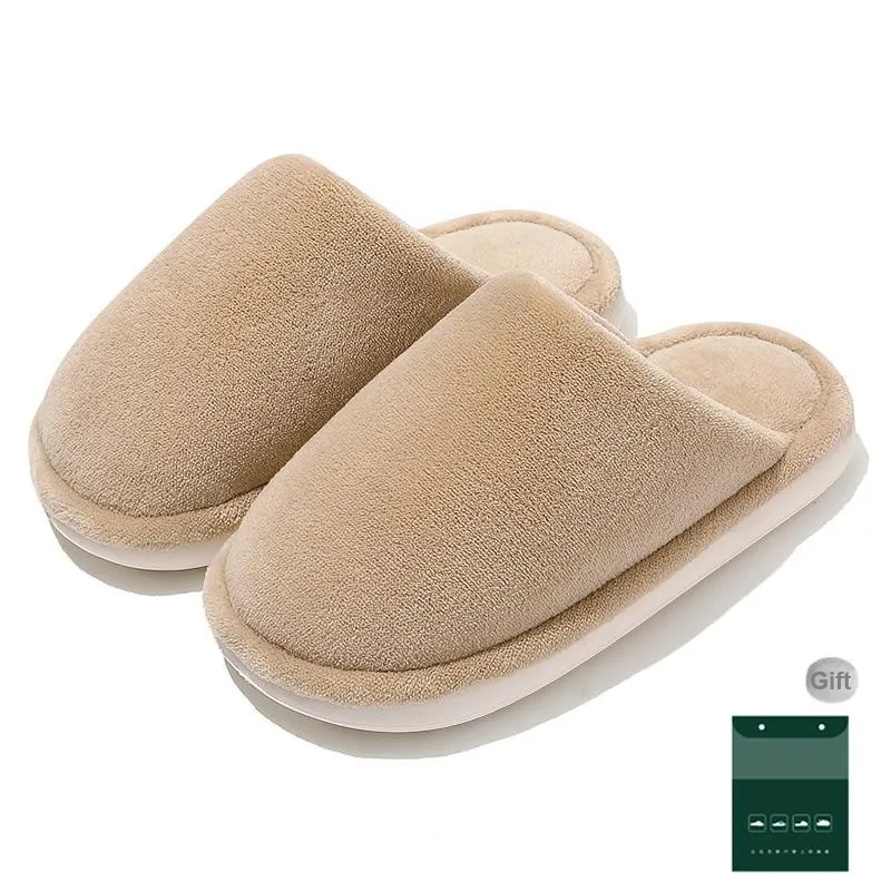 KUUJOO Cotton Slipper For Men In Winter-1
