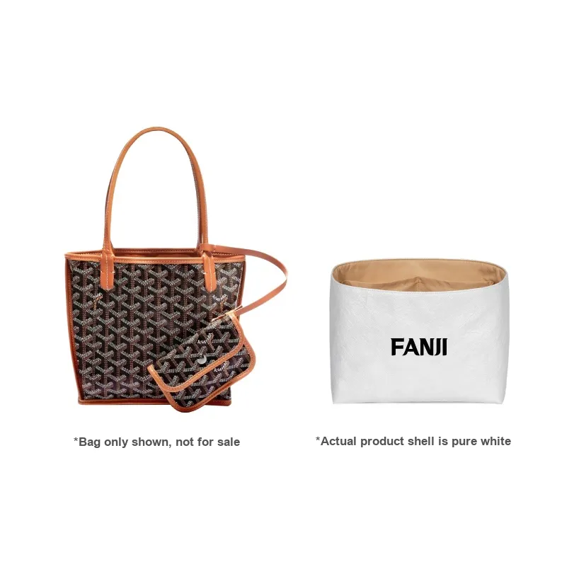 FANJI DuPont Paper Liner Bag For Storage And Organization Unisex Amber/Meteorite Gray/All Black