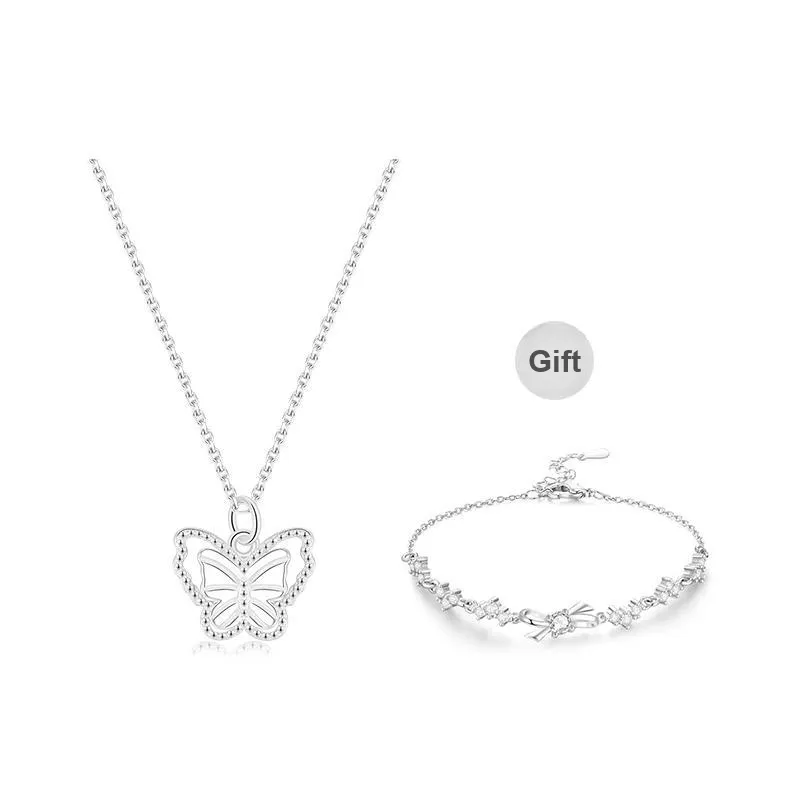EUA Set Necklaces Women's Give A Bracelet-0
