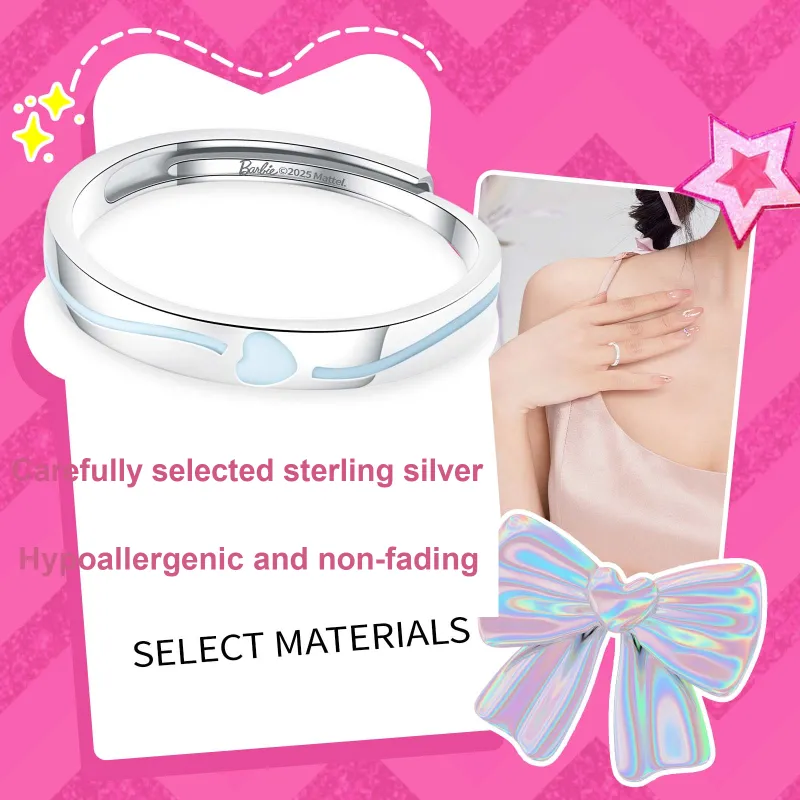 Barbie Synthetic Cubic Zirconia Rings Unisex-4