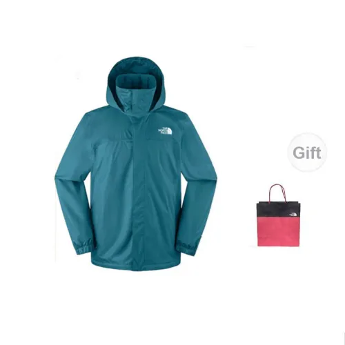 THE NORTH FACE Jackets Men Peacock Blue With Gift Bag