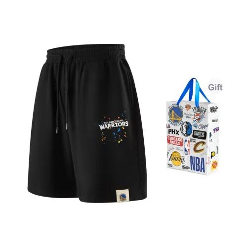 NBA Golden State Warriors SU25 Повседневные шорты Унисекс Черный