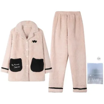 Lan Miao Pajama Set Women's Shopping Bag Cream Skin Tone