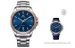 Blue Dial Gold Men's Watch