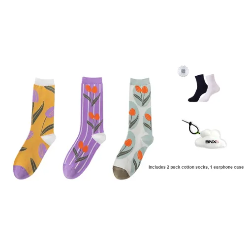 BNX Women's Mid-Calf Socks