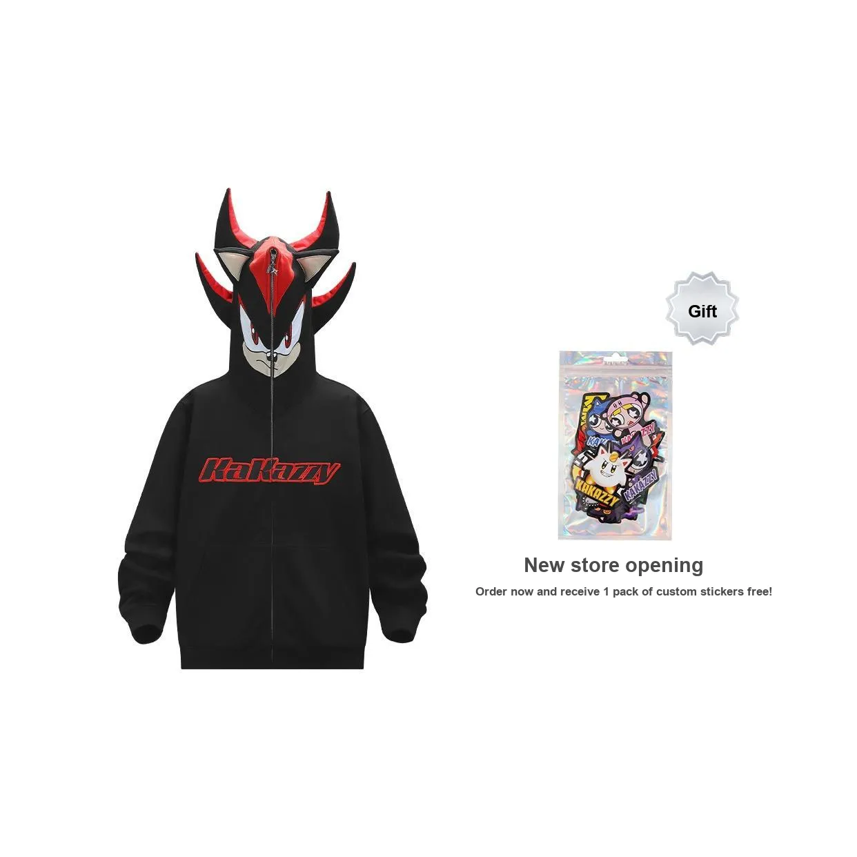 KAKAZZY Черный Мужской Свитшот