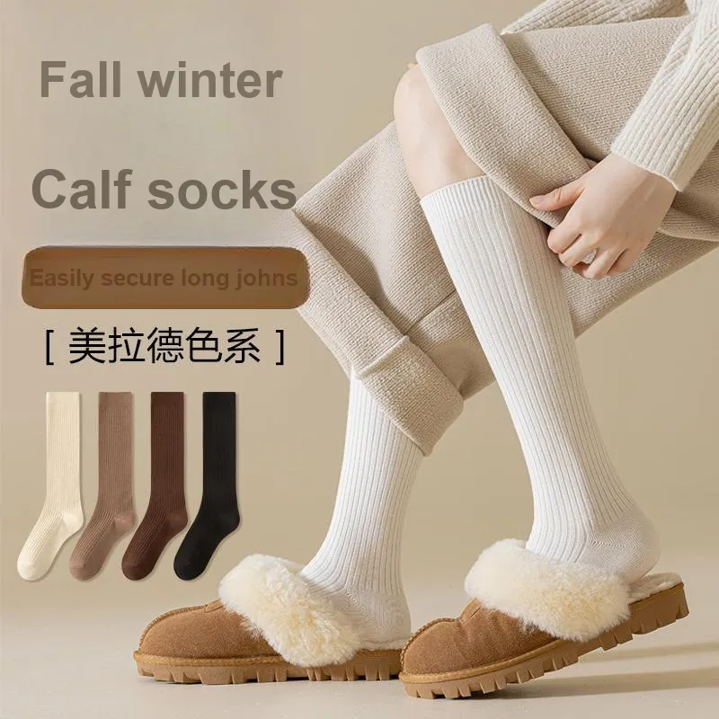 JIAZINI Knee High Socks Women's 2 Pack-5