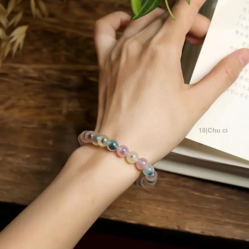 Artisan lock heart jade Bracelets Women's-3