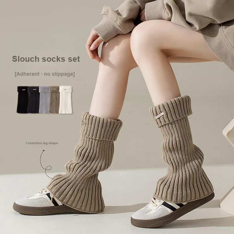 Top Melon Knee High Socks Women's Combo Set-20