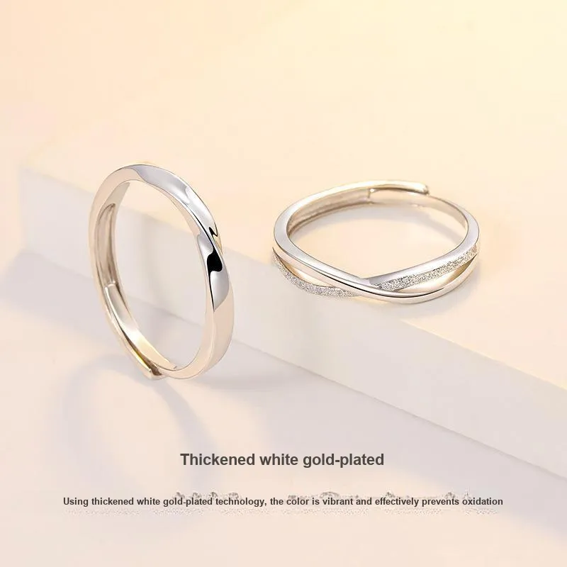 Lao Feng Xiang Sterling Silver 990 Rings Unisex-2