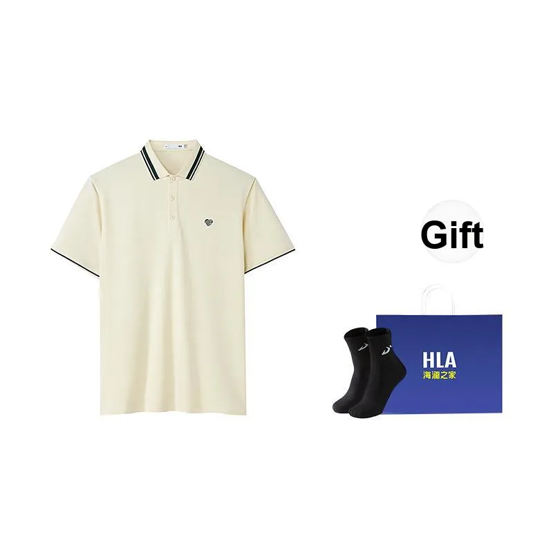 HLA The Heart Is The Series Polo Shirt Men's-1