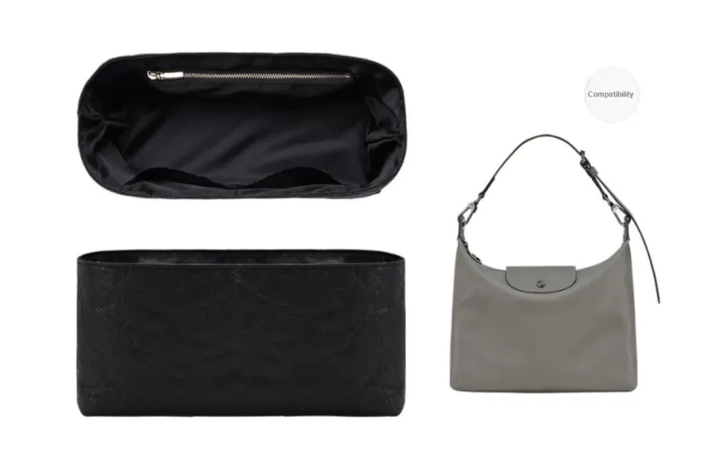Lan Bao Fan DuPont Paper Bag Insert Women's Black White-3