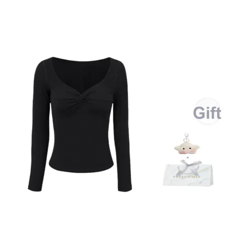 EVPGB Черные Женские T-рубашки