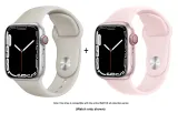 Apple Silicone Strap-Starlight * Light Pink
