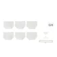 6D V-Shaped Jacquard+White Chain+White Handle+White Chain+White Jacquard+White Handle