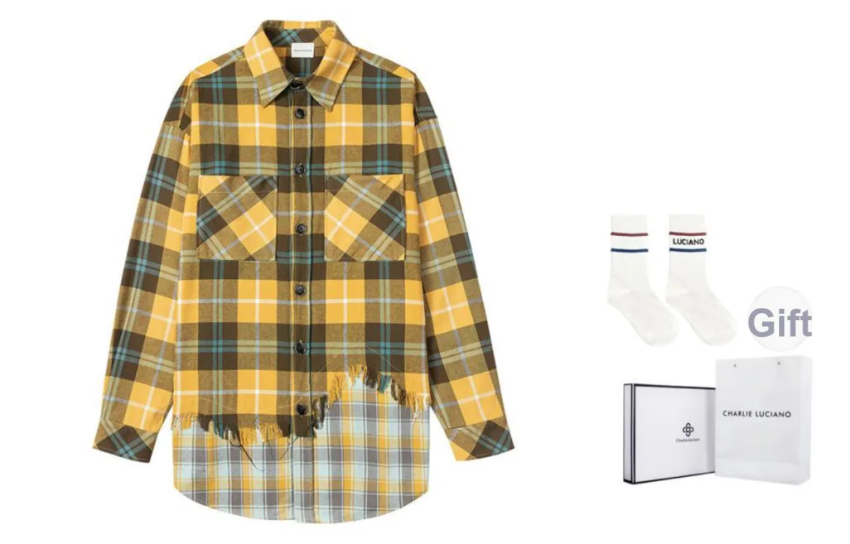 Charlie Luciano Shirt Unisex Yellow Blue