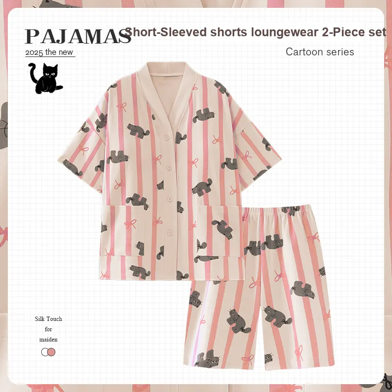 O'MESIK Pajama Set Women's Pink-1
