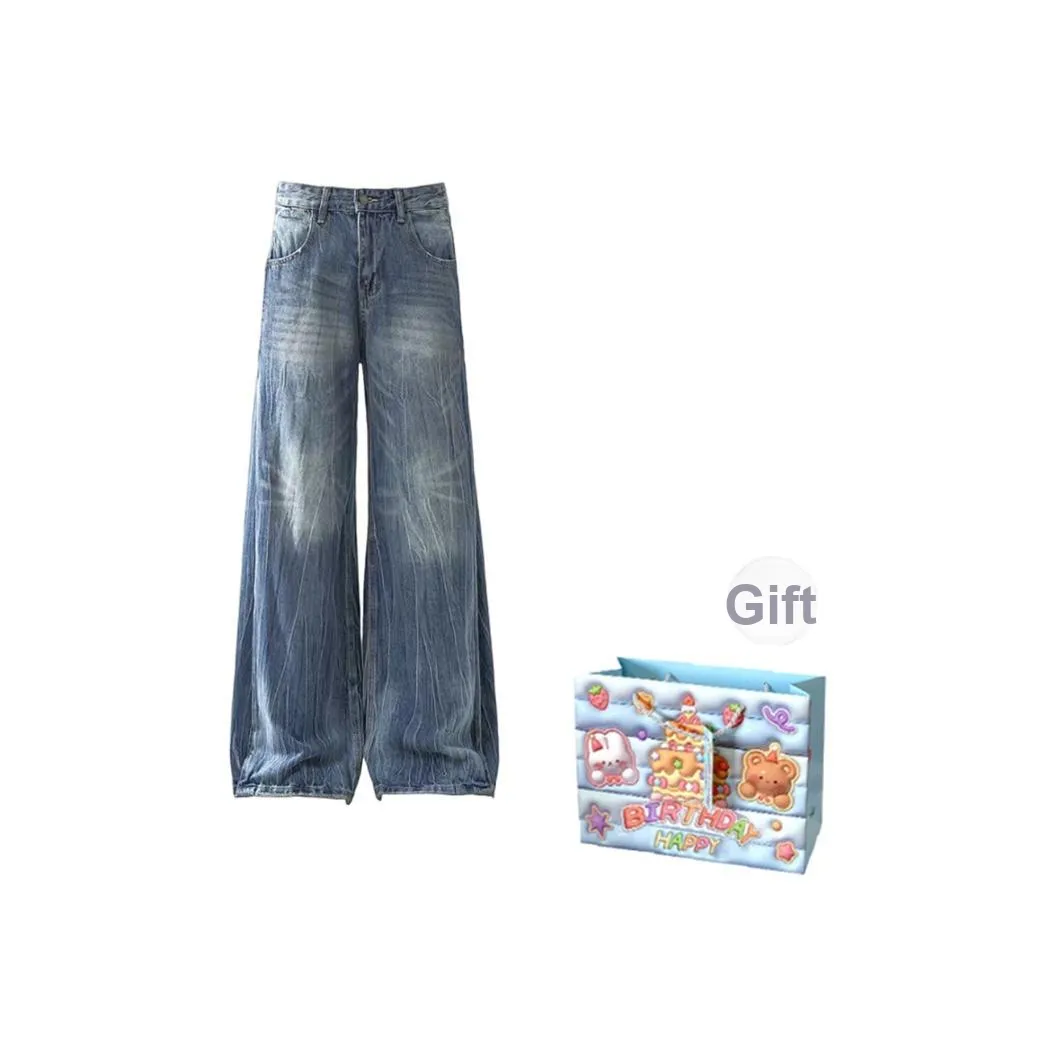 BRASS SCOUT Jeans Women's Blue Shopping Bag Included