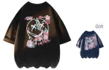 Black (Comes with Navy Blue Same Style T-Shirt)