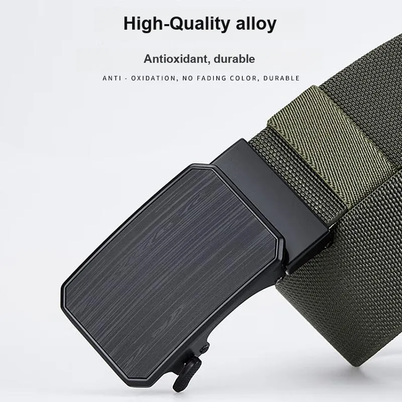 ROBINHOOD Canvas Leather Belts Men's 3.8cm-5