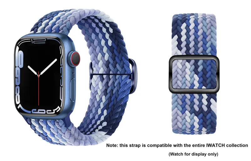 ZHISHENG Apple Compatibility Watch Band 38~49mm Watch Dial Nylon Material-1