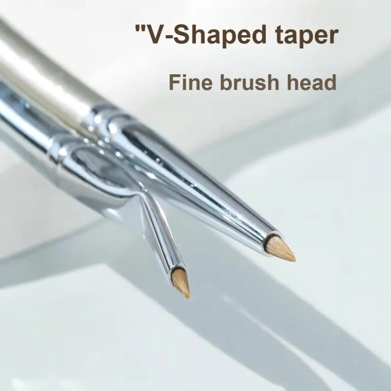 HUANMO Angled Eyeliner Brush Detailed Eye Enhancing Brush For Under Eye And Tear Trough Area Dedicated For Makeup-1