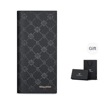 WilliamPOLO PVC Coin Purse Card Holder Wallet Men's