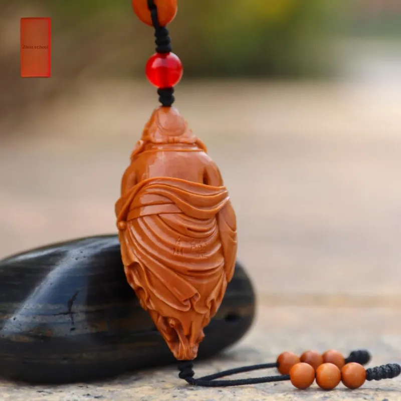 ZHOUPAI Olive Pit Pendants Unisex-4