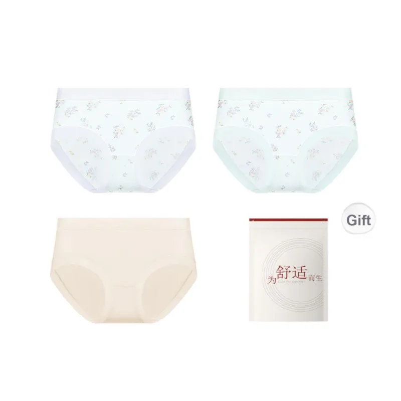 Red Bean Underpants Women's Shopping Bag 3 Pack-7