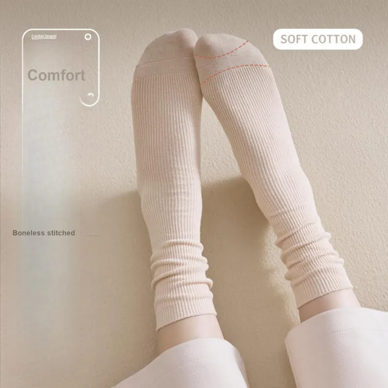 Temooues Mid Calf Socks Women's Combo Set-14