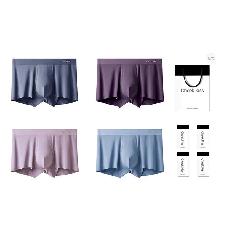 Cheekkiss Underpants Men's Gift Box Set Of 4-0