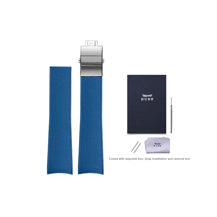 JEAYOU Comcast Diving Collection Longines Compatibility Watch Band 95mm Fluoroelastomer Material-27