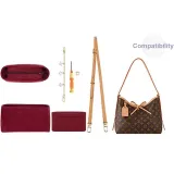 [Monogram Combo Bag Full Set]Trumpets Suede Liner+Mini Crossbody Full Set