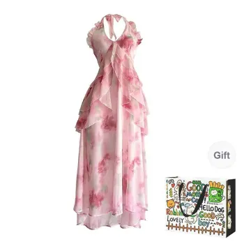 OURUOKE Sleeveless Dress Women's