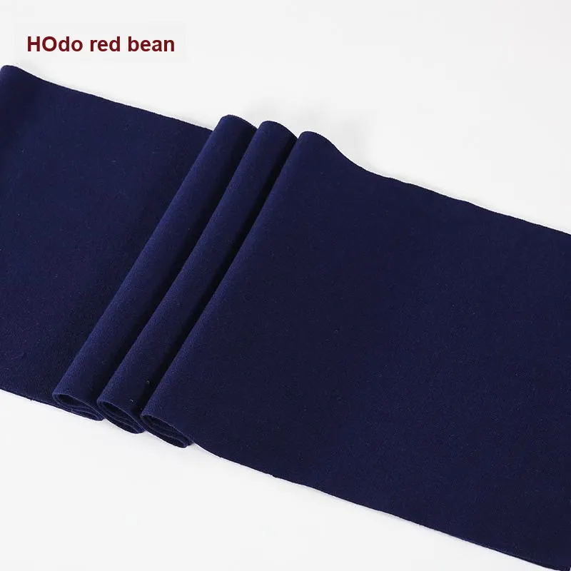 Red Bean 4.2% Wool Knitted Fabric Knit Scarf Men's-21
