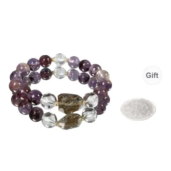 LUXLINE Crystal Bracelets Unisex