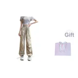 Khaki+Shopping Bag