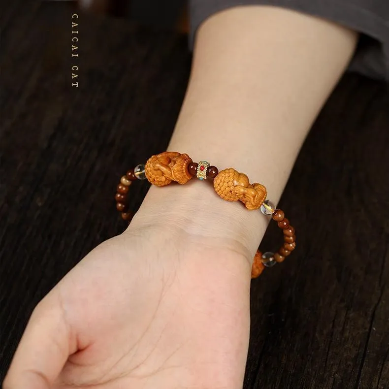 YANFEI Barbie Sandalwood Bracelets Unisex-1