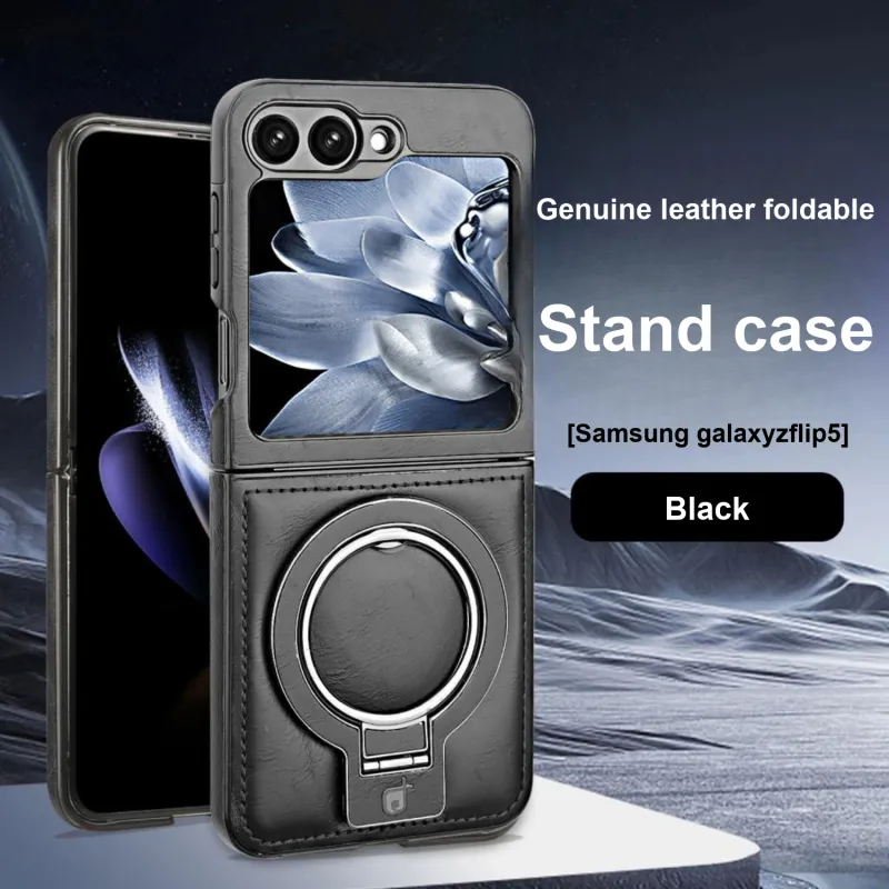 MOWEITU Leather Material 360 Magnetic Stand Phone Cases Compatibility  Samsung Z Fold 3, Z Fold 4, Z Fold 5, Z Fold 6-18