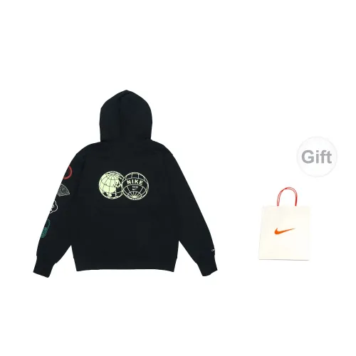 Nike Sweatshirts Men Black Sweatshirts+Gift Bag