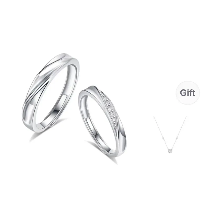 TRUE ME Sterling Silver Rings Unisex-0