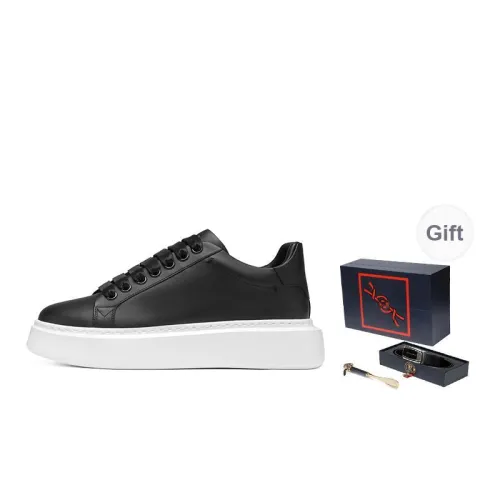 ROBERTA DI CAMERINO Abrasion-Resistant Low-Top Skateboard Shoes Men's Black