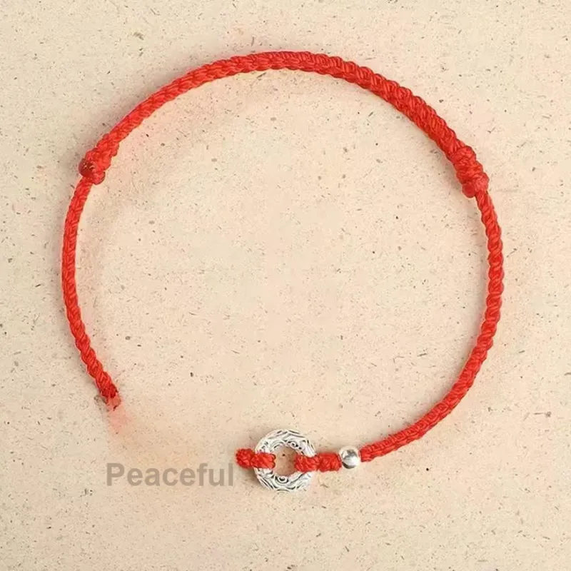 Listen To The Flowers Bloom Rope Bracelets Unisex-15