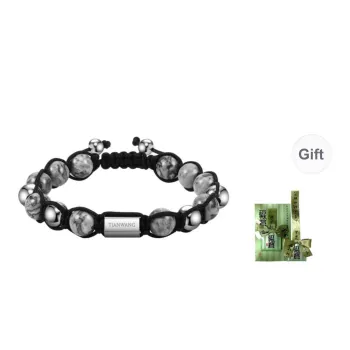 TIANWANG Map Stone Beaded Bracelet, Full Of Blessing Unisex